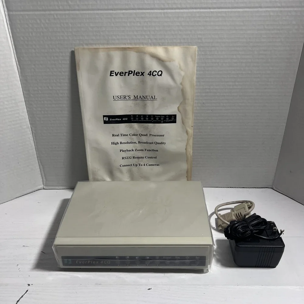 EverPlex 4CQ Realtime Color Quad Processor w/ Power Adapter & User Manual